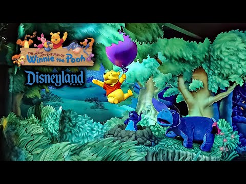 The Many Adventures of Winnie the Pooh On Ride Low Light 4K POV Disneyland 2024 10 26