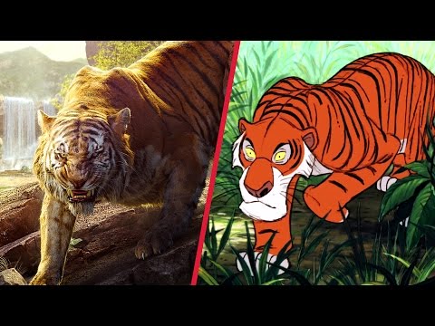 The Jungle Book Trailer Gets Animated | Disney Side by Side by Oh My Disney