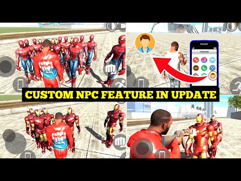 New Custom Npc Feature in Indian Bike Driving 3D 🤯🔥| Custom Npc Option Kaise Le 🤩| Harsh in Game