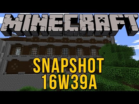 LAMA,CASSE PORTATILI E MOLTO ALTRO - MINECRAFT SNAPSHOT 16w39a - UPDATE 1.11