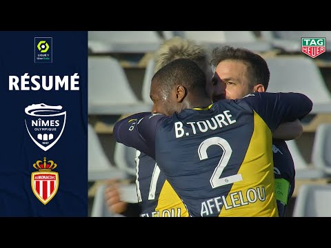 NÎMES OLYMPIQUE - AS MONACO (3 - 4) - Résumé - (NO - ASM) / 2020-2021