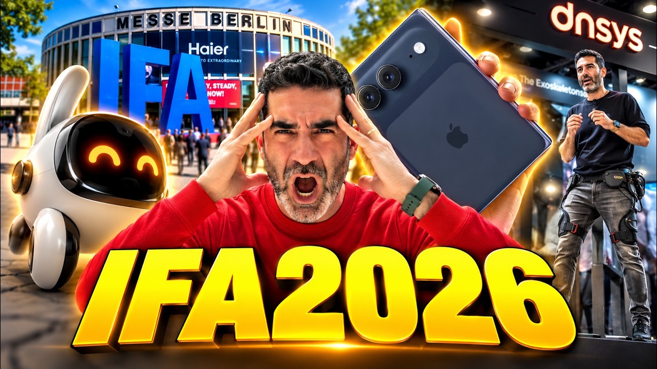 IFA 2026 MI HA SCONVOLTO! Robot, Tech ASSURDA e… il futuro iPhone DUO?!