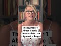 The Number 1 Abuse Tactic Narcissists Use Against A Target.  #narcissism #narcissist #npd #cptsd