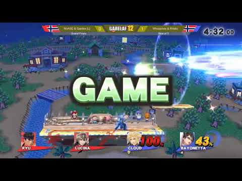 Garelaf 12 - Gardex & WiiASE vs Riksto & Whoophee - Grand Finals - Smash 4