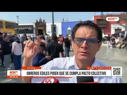 Trujillo: obreros ediles piden que se cumpla pacto colectivo