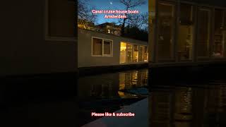 canal cruise house boats Amsterdam #short #shorts #reel #reels #shortvideo #viral #shortsvideo