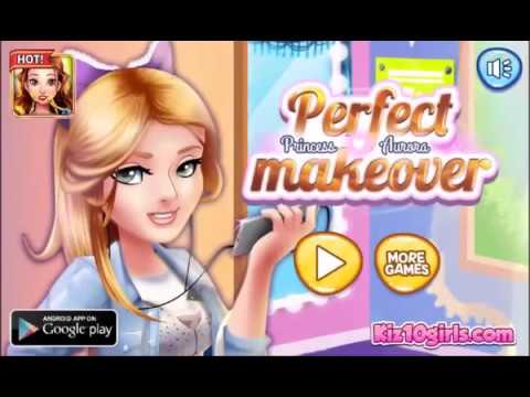 Perfect Makeover Princess Aurora - Game Walkthrough  Kiz10girls.com