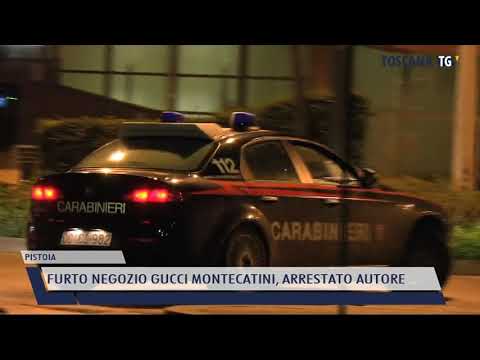2021-04-28 PISTOIA - FURTO NEGOZIO GUCCI MONTECATINI, ARRESTATO AUTORE