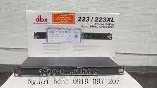 Video thumbnail for Crossover DBX 223XL Cốt Cơ Âm Thanh by Tuấn David