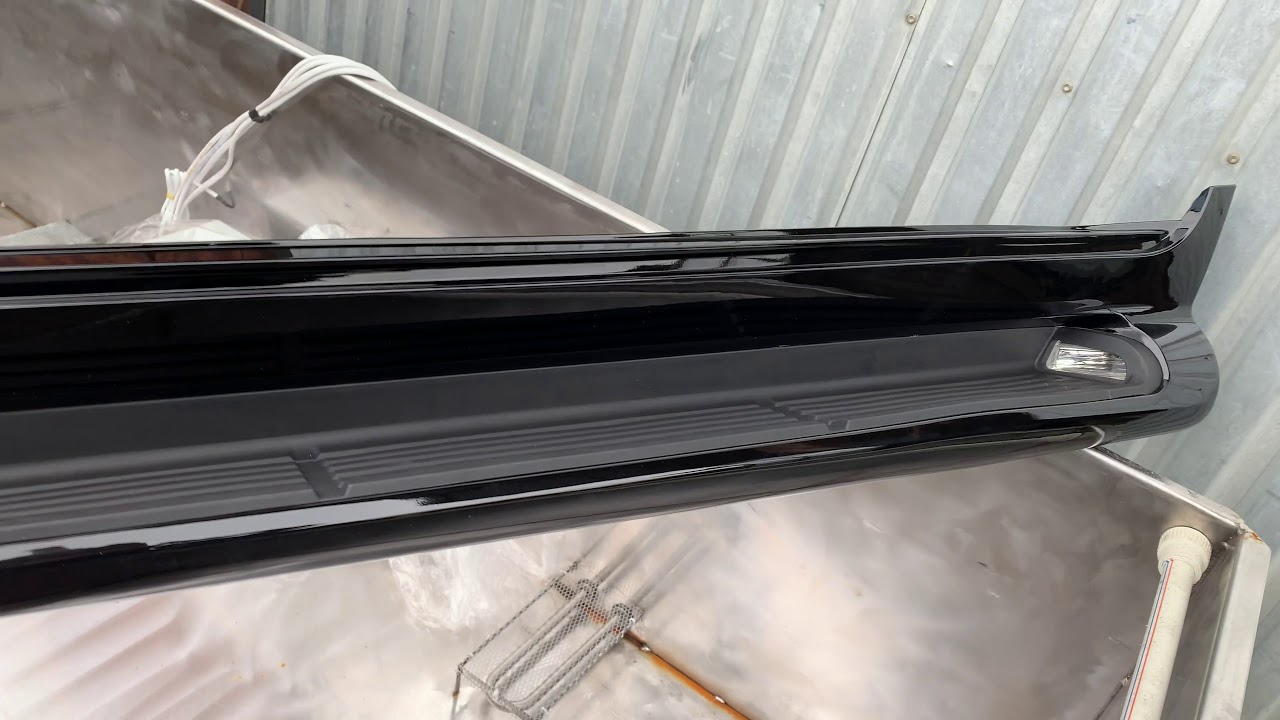 Боковые пороги с LED (дизайн 2015-2020) Video 1