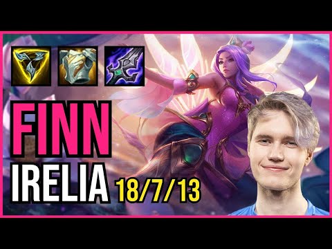 FINN - IRELIA vs. AKALI Top | EUW CHALLENGER | PATCH 10.25