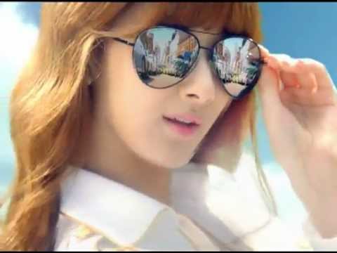 Nine Muses Minha & Hyuna & Eunji Woongjin play CF  Waterpark City