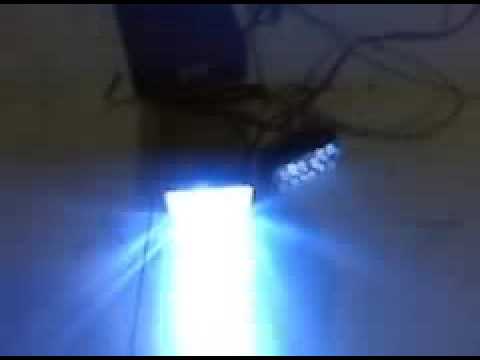 LED Strobe flasher connected with Flashing Car LED light  India