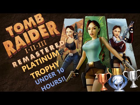 COMPLETE PLATINUM TROPHY RUN! | TOMB RAIDER I REMASTERED