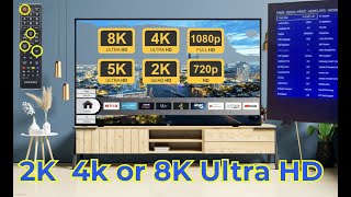 how to check if you TV Can Play 4K or 8K UHD Videos -How to change Video Playback Quality Samsung TV