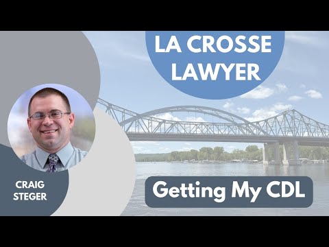 Why is this lawyer getting his CDL?