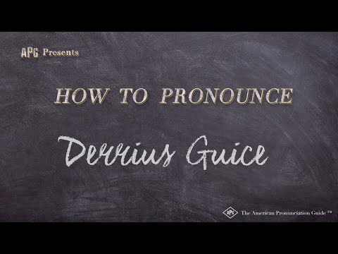 How to Pronounce Derrius Guice (Real Life Examples!)