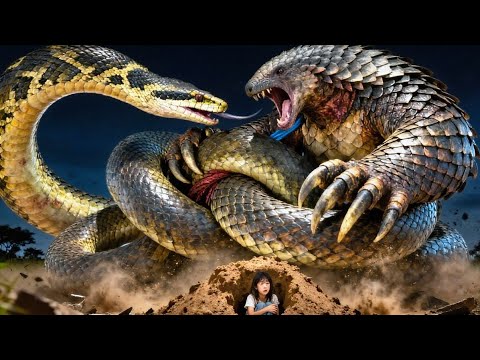 【2025 Newest Movie】🦎A mutant monster battles a giant python to save a little girl! 🐍#movie #film