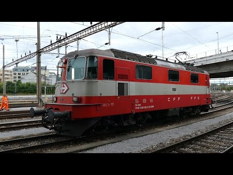Activités ferroviaires à la gare de Bâle SBB/SNCF 16-9-2016