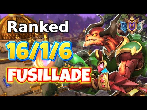 Totally Destroying The Enemies (Fusillade) DROGOZ Paladins Ranked
