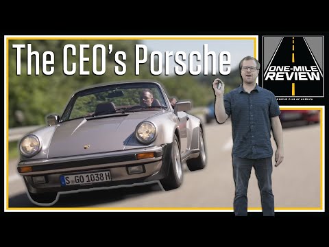 Thumbnail for This pre-production 1983 911 Carrera Cabriolet Turbo Look was built for the CEO | One-Mile Review by Porsche, Car