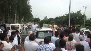Naresh Kaushik B.J.P At Jhajjar Rally
