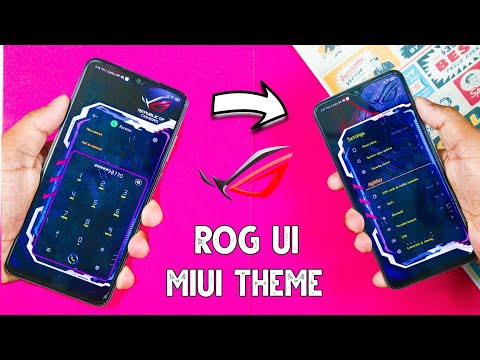 ROG Phone 5 Official Theme For Any Xiaomi Device | Complete ROG System Ui | Miui 12 Premium Theme