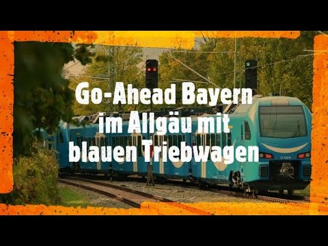 Der neue Betreiber im Allgäu! Testfahrt von Go-Ahead Bayern mit den neuen, blauen Stadler Flirt3