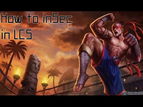 Learn from the LCS: inSec | How to delete enemy team ADC (Amazing Lee Sin Play)