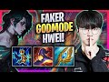 FAKER LITERALLY GOD MODE WITH HWEI! - T1 Faker Plays Hwei MID vs Syndra! | Season 2024