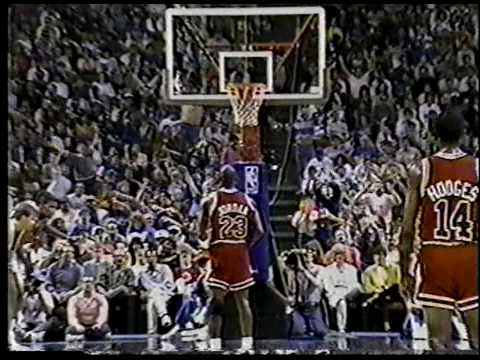 MICHAEL JORDAN: 44 pts and hits "THE SHOT" at the BUZZER vs Cleveland (1989 Playoffs-Game 5) HD