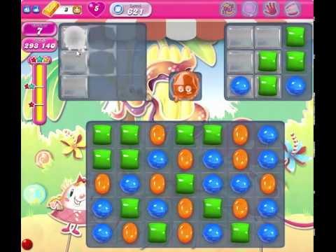 Candy Crush Saga level 621 - 3 stars, no boosters used!
