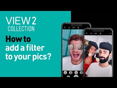 Wiko View2 Collection - How to add a filter to your pics?