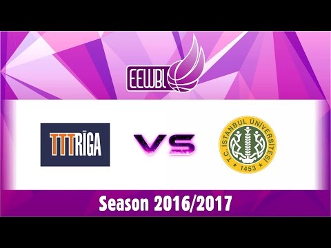 TTT Riga vs Istanbul University - EEWBL 07.01.17. Liepaja