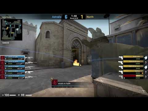 CS:GO POV Demo Astralis  Xyp9x (26/7) vs North (de_dust2)