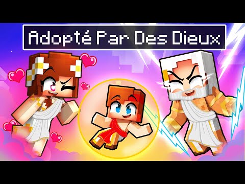 Adopté par une Famille de DIEUX sur Minecraft !