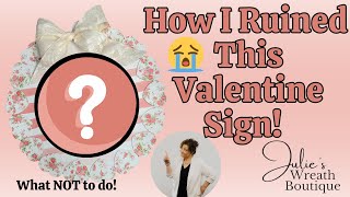 My Crafting Fail, What NOT to Do When Crafting 🤦🏻♀️ | Cricut and Mod Podge Crafts | DIY Signs