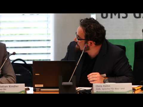 Vorstellung J.Lauber durch Baupolitischen Sprecher der Grünen