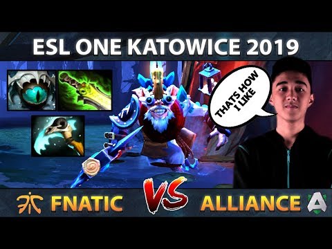 Abed Back to Meepo on ESL One Katowice - World's Best Meepo Player - Fnatic vs Alliance - Dota 2