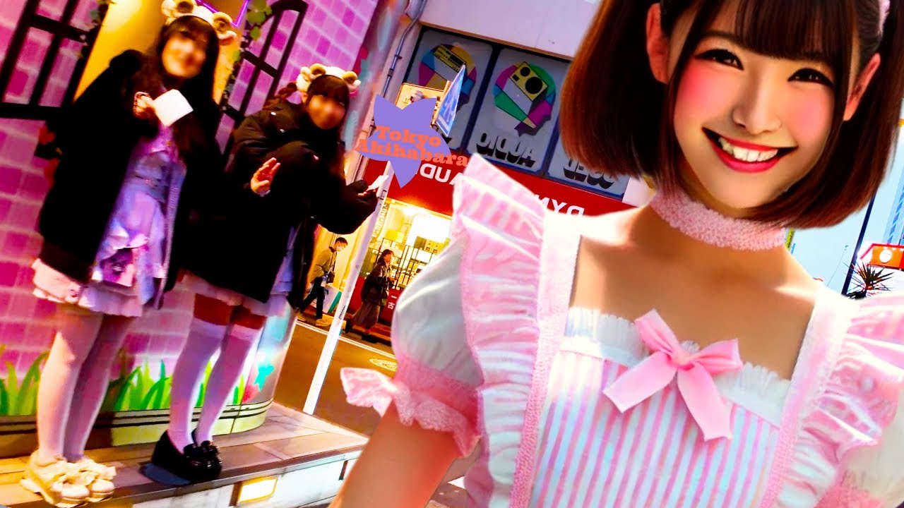 Tokyo Akihabara 🐶 Pink Night ♪💖 4K Non-stop 1 hour