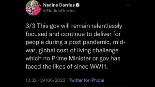Nadine Dorries latest:  World War 11