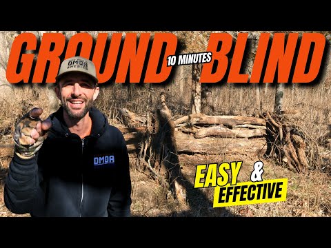 How To Make A Ground Blind: Deer Hunting #GroundBlind #HuntingTips #DeerHunting #PublicLandHunting