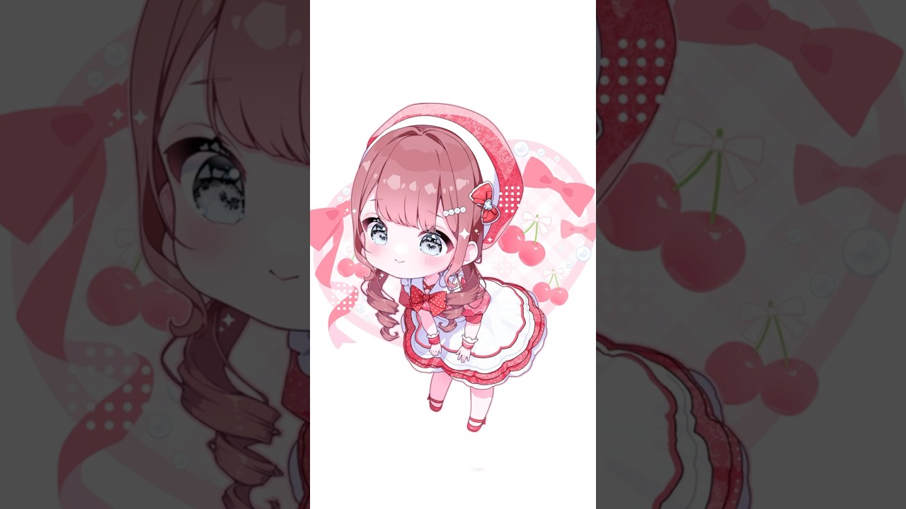 ミニキャラメイキング🍒#illustration #commission #clipstudiopaint