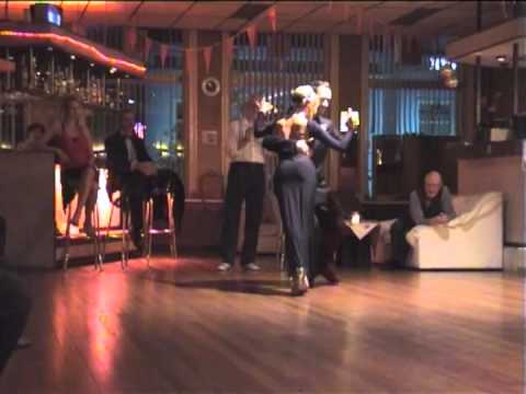  Michael Nadtochi  and  Eleonora Kalganova  are  dancing  to  "  Miedo  "  by  Juan D'Arienzo