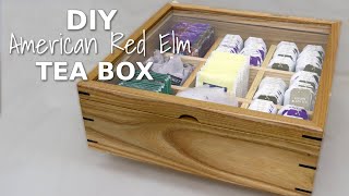 DIY American Red Elm Tea Box