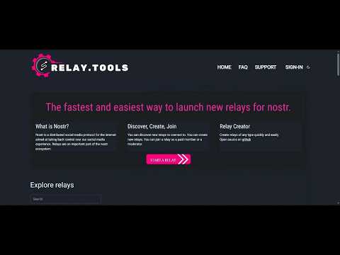 How to setup your own Nostr relay in minutes with Relay Tools video thumbnail