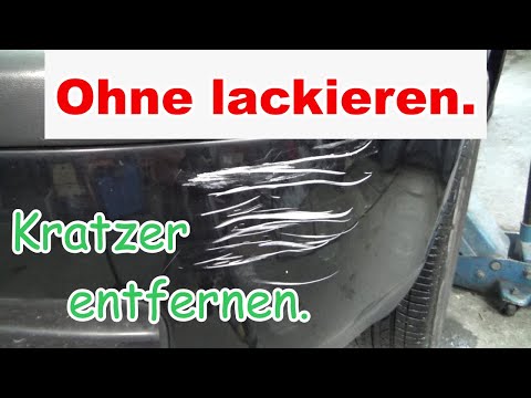 Kratzer entfernen ohne lackieren. Mit Lackstift ausbessern . So GEHTS!