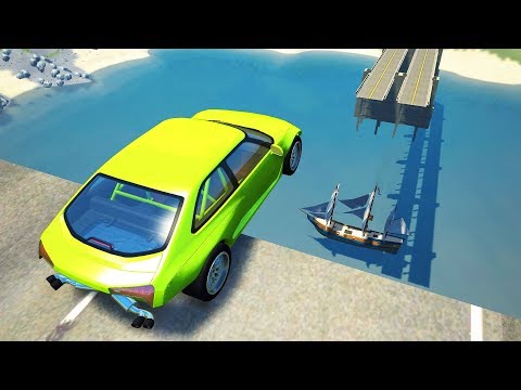 Open Bridge Jumping #6 - BeamNG.drive