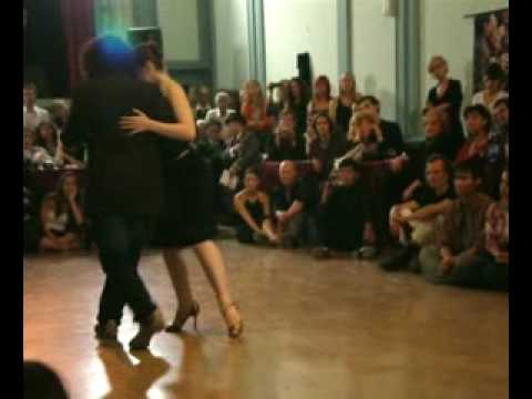  Federico Naveira  and  Ariadna Naveira  are  dancing  to  the  tango  "  El Flete  "