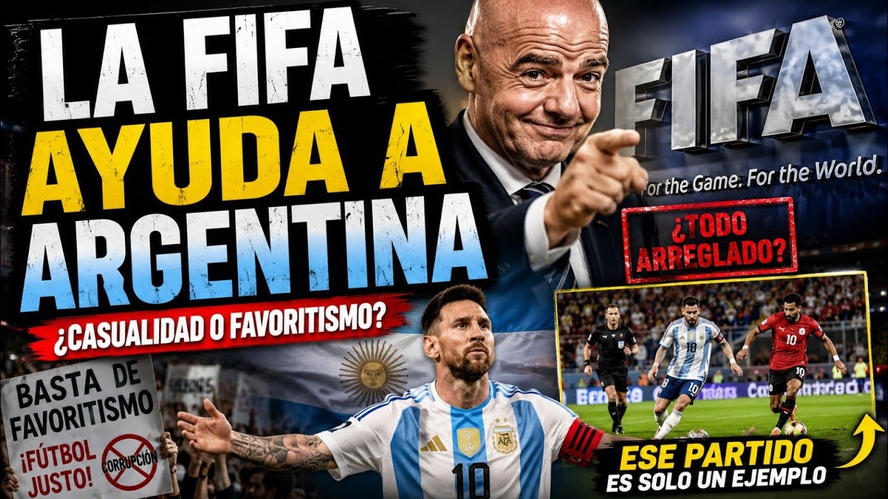 🚨 ¿LA FIFA ESTÁ AYUDANDO A ARGENTINA? Las pruebas que desatan la polémica